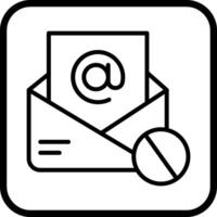Junk Mail Icon Design vector