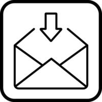 Receive Icon Icon Design vector