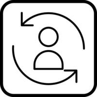 Retargeting Icon Design vector