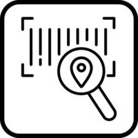 Barcode Tracking Icon Design vector