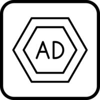 Ad Blocker Icon Design vector