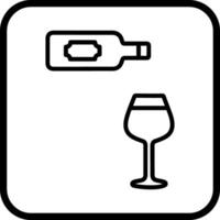 Wine Poured Icon Design vector