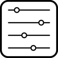Filtering Icon Design vector