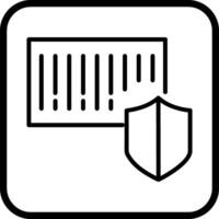 Barcode Security Icon Design vector
