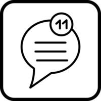 Unread Message Icon Design vector