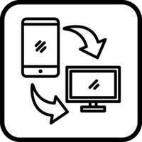 Synchronization Icon Design vector