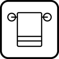 Bath Towels Icon Design vector