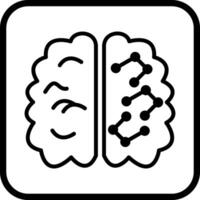 Machine Learning Icon Design vector