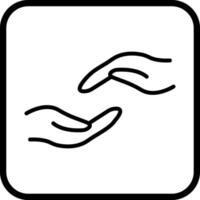 Supportive Hand Icon Design vector