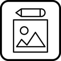 Photo Editing Apps Icon Design vector