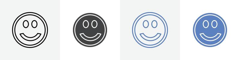 emoji icon set use for web ui or app vector