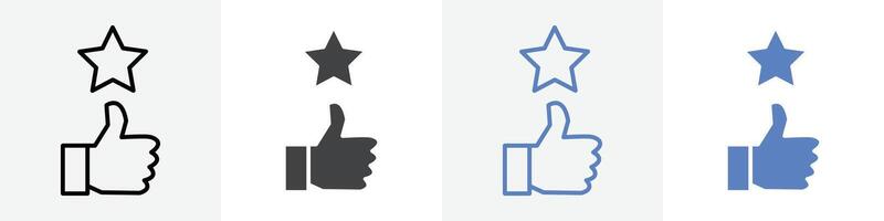 1 star rating icon set use for web ui or app vector