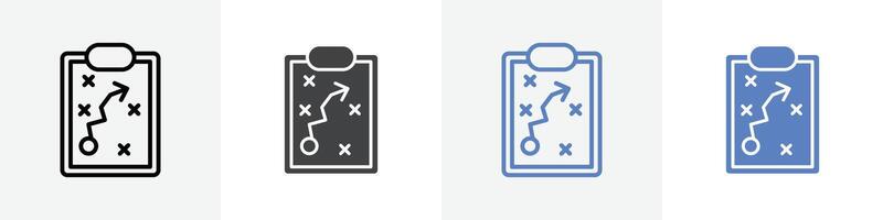 clipboard map icon set use for web ui or app vector