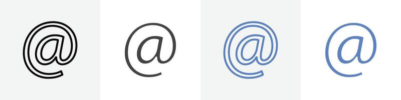 at rate icon set use for web ui or app vector