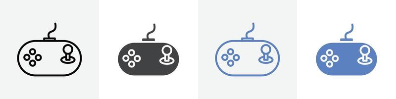 controller icon set use for web ui or app vector