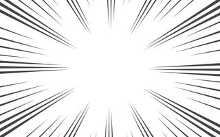 Fast speed lines on white background vector