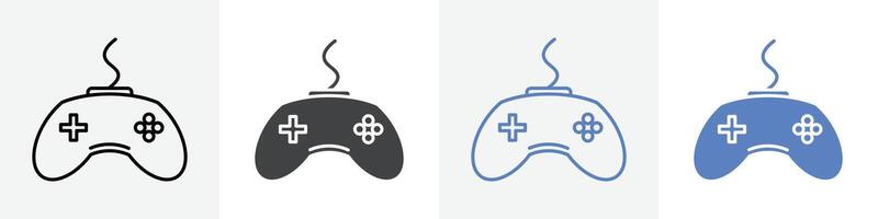 controller icon set use for web ui or app vector