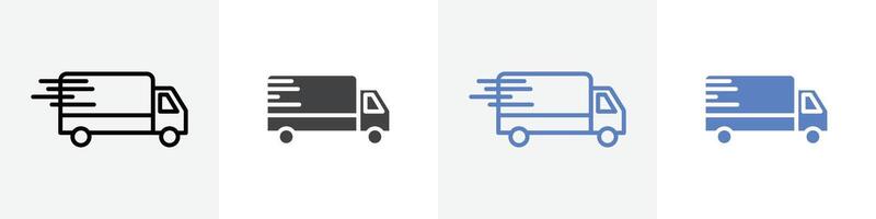delivery icon set use for web ui or app vector