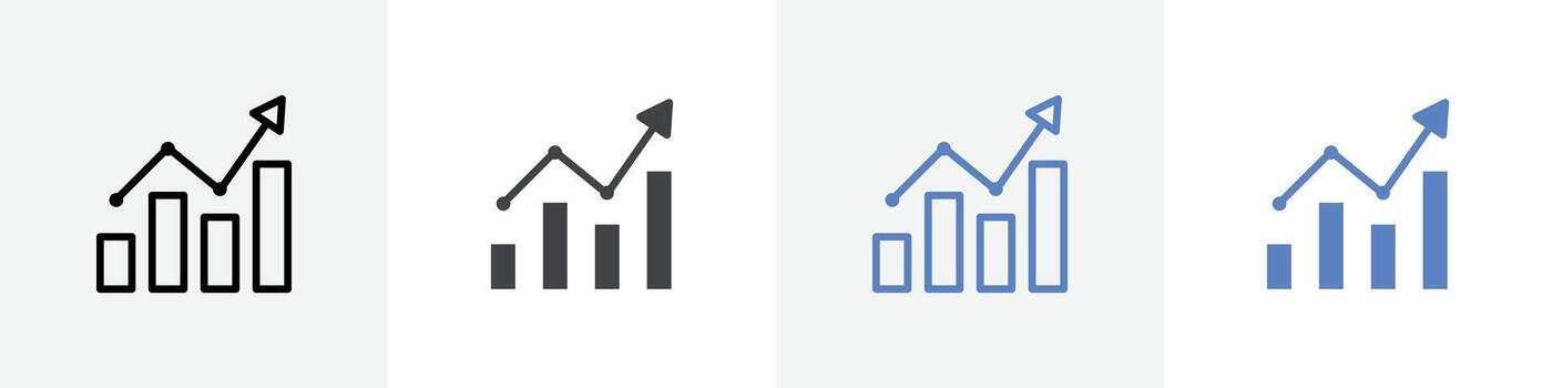 grafico icono conjunto utilizar para web ui o aplicación vector