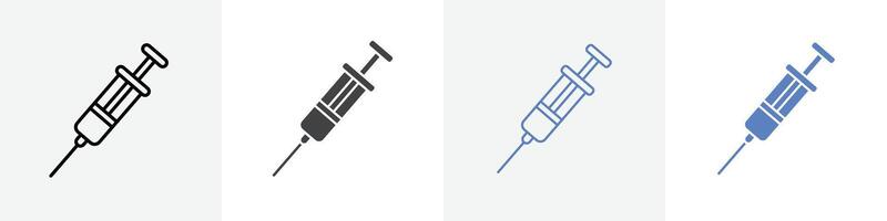 injection icon set use for web ui or app vector