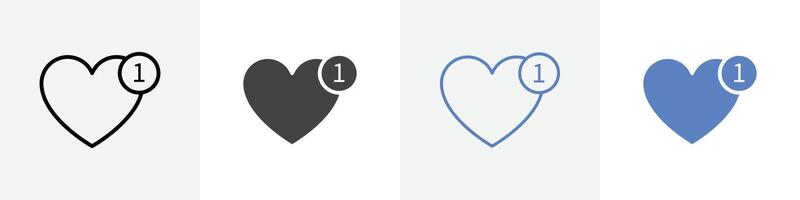 like notification icon set use for web ui or app vector