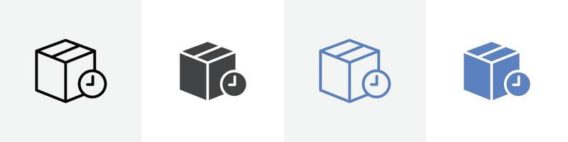 order made icon set use for web ui or app vector