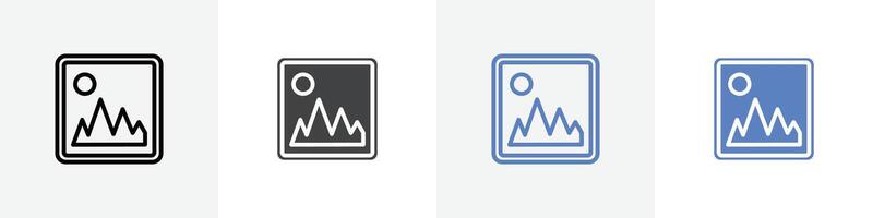 phone gallery icon set use for web ui or app vector