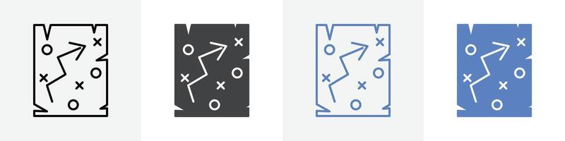plan icon set use for web ui or app vector