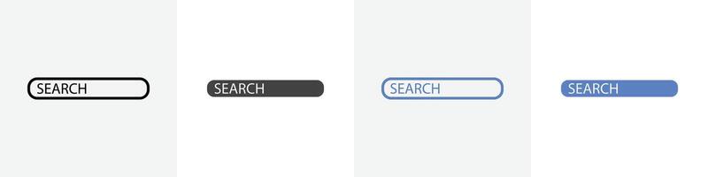 search icon set use for web ui or app vector