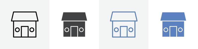 shop icon set use for web ui or app vector