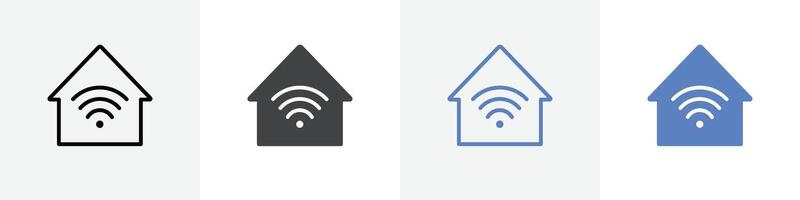 smart home icon set use for web ui or app vector
