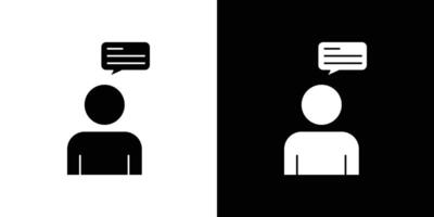 Feedback icon Outline sign symbol set vector