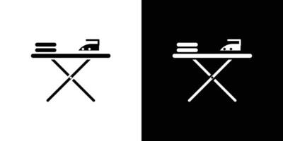 ironing table icon Outline sign symbol set vector
