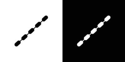 Link chain icon Outline sign symbol set vector