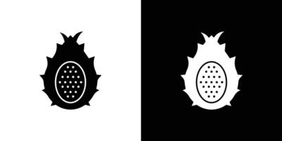 pitaya icon Outline sign symbol set vector