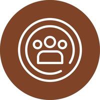 Team Line Multi Circle vector