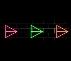Wood arrow sign with bulb light. Vintage marquee neon retro signboard frame for direction to cinema or theater in Vegas. Saloon game ui empty illuminated pointer bar element. vector