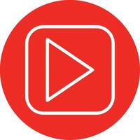Play Line Multi Circle vector