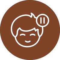 Pause symbol Line Multi Circle vector