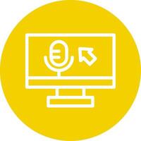 Voice commands Line Multi Circle vector