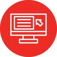 Screen reader Line Multi Circle vector
