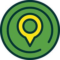Location Filled Two Color vector