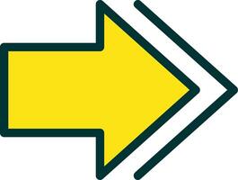 Next Filled Two Color vector