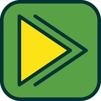 Forward Filled Two Color vector
