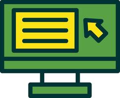 Screen reader Filled Two Color vector