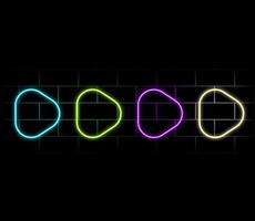 Abstract modern hight speed light arrow line technology effect on black background illustration. vector