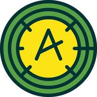 Dyslexia friendly Filled Two Color vector