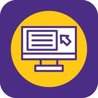 Screen reader Filled Curve vector