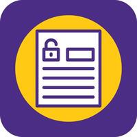 Accessible forms Filled Curve vector