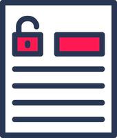 Accessible forms Line Half Filled vector